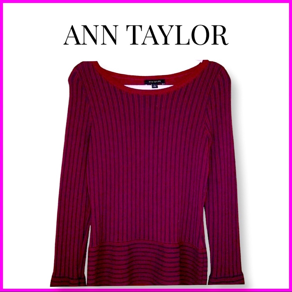 EUC Ann Taylor Long-Sleeved Top